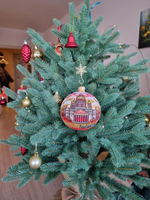 Шар стеклянный "Исакиевский собор",  ручная роспись