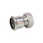 Муфта сталь нерж AISI 316L Дн 42х1 1/2" Ру16 пресс/нак/гайка Inoxpres RM 183042022