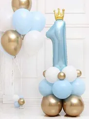 Композиция из шаров на годик №9