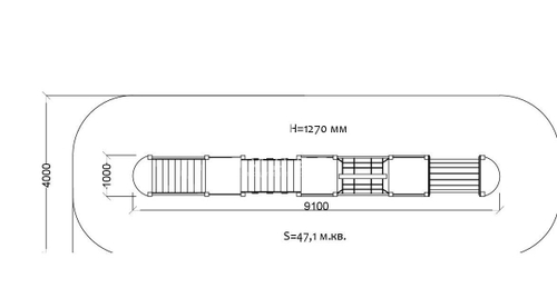 Комплекс игровых элементов Переход 384011