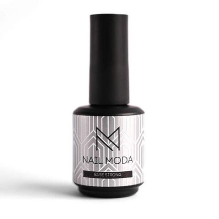 Nail Moda Base Strong - База для гель-лака средней жесткости, 15мл