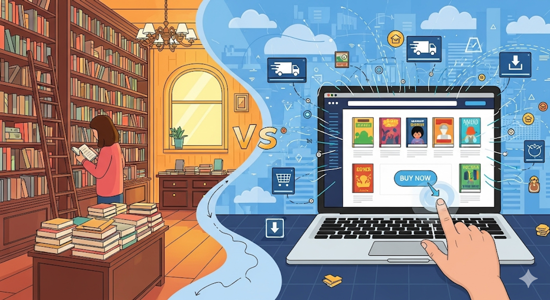 Онлайн-продажи книг в России впервые обогнали офлайн