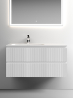Тумба с раковиной Sancos Snob T 100 см SNT100LW левая, bianco