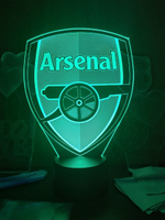 3D Светильник "Arsenal" (Арсенал Лондон)