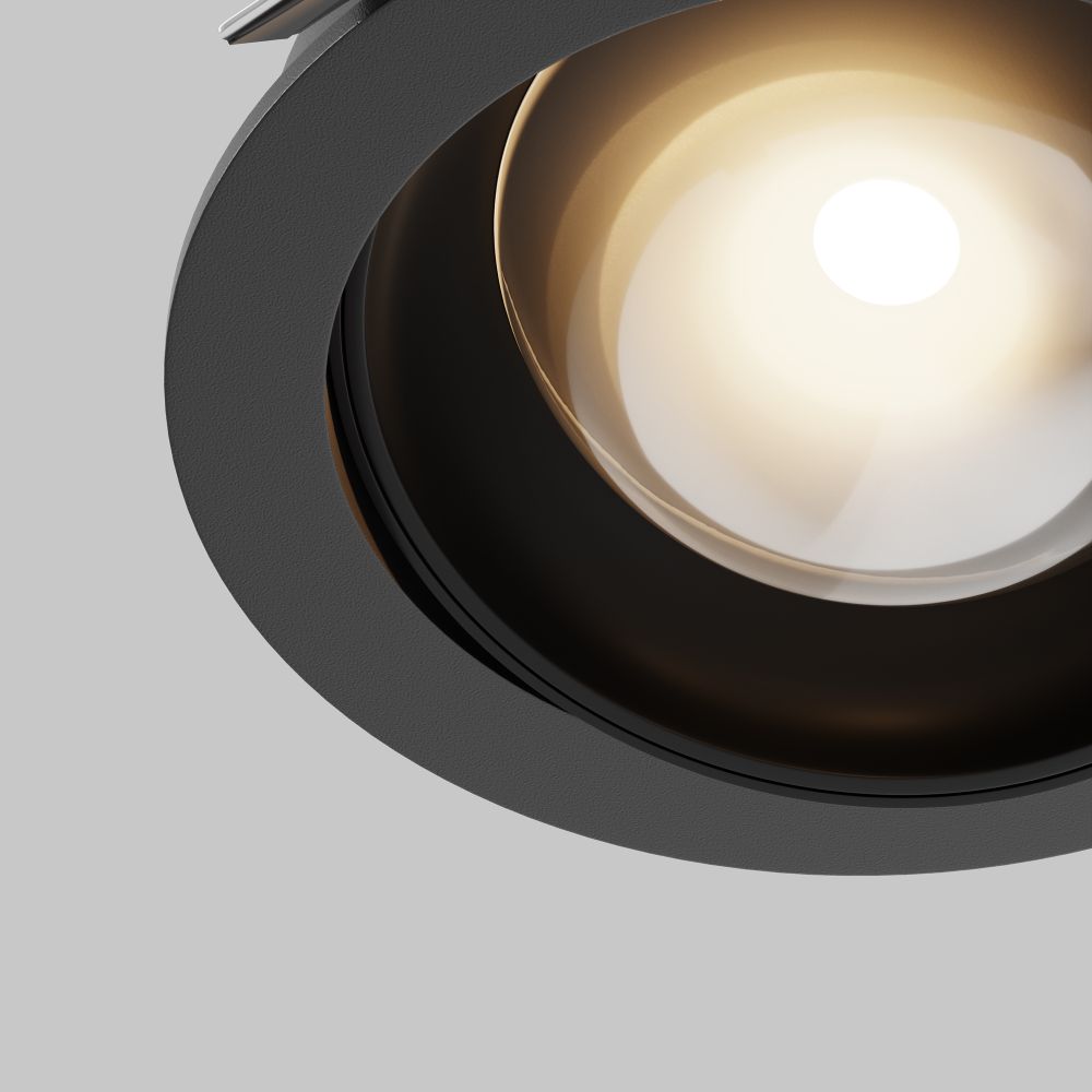 Светильник встраиваемый светодиодный Maytoni Lens DL105-12W3K-B