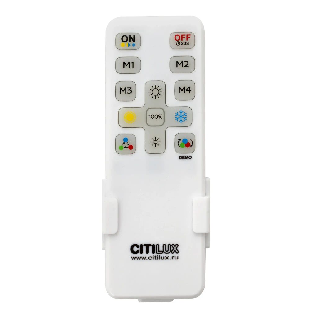 Citilux Дуэт CL719741 LED Люстра с пультом Чёрная