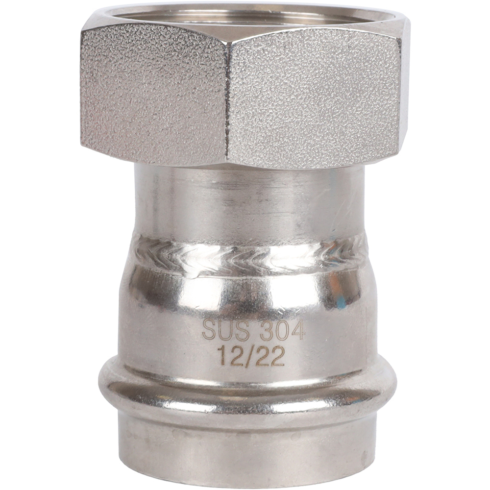 ROMMER Переходник с накидкой гайкой 35x1 1/4" из нержавеющей стали прессовой