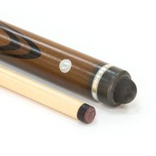 Кий / пирамида 2-pc &quot;Классика&quot; (термограб, коричневый, черный) 13 запилов