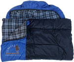 Спальный мешок Vermont Plus L/R-zip, одеяло с подголовником, фланель INDIANA
