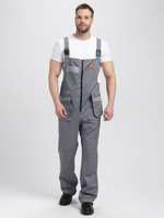 Костюм Драга-2 (тк.Смесовая МВО,240) п/к, серый/св.серый/оранжевый