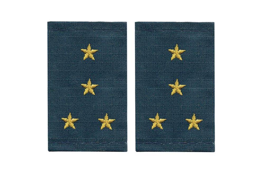 Фальшпогоны МЧС с вышитыми звездами капитан