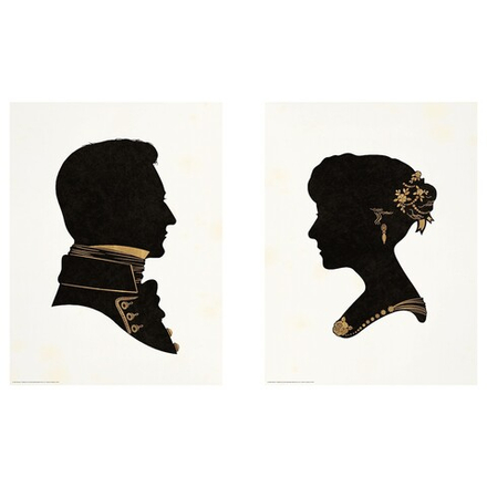 IKEA BILD  (ИКЕА БИЛД)  -  Плакат, Он и Она, 30x40 см