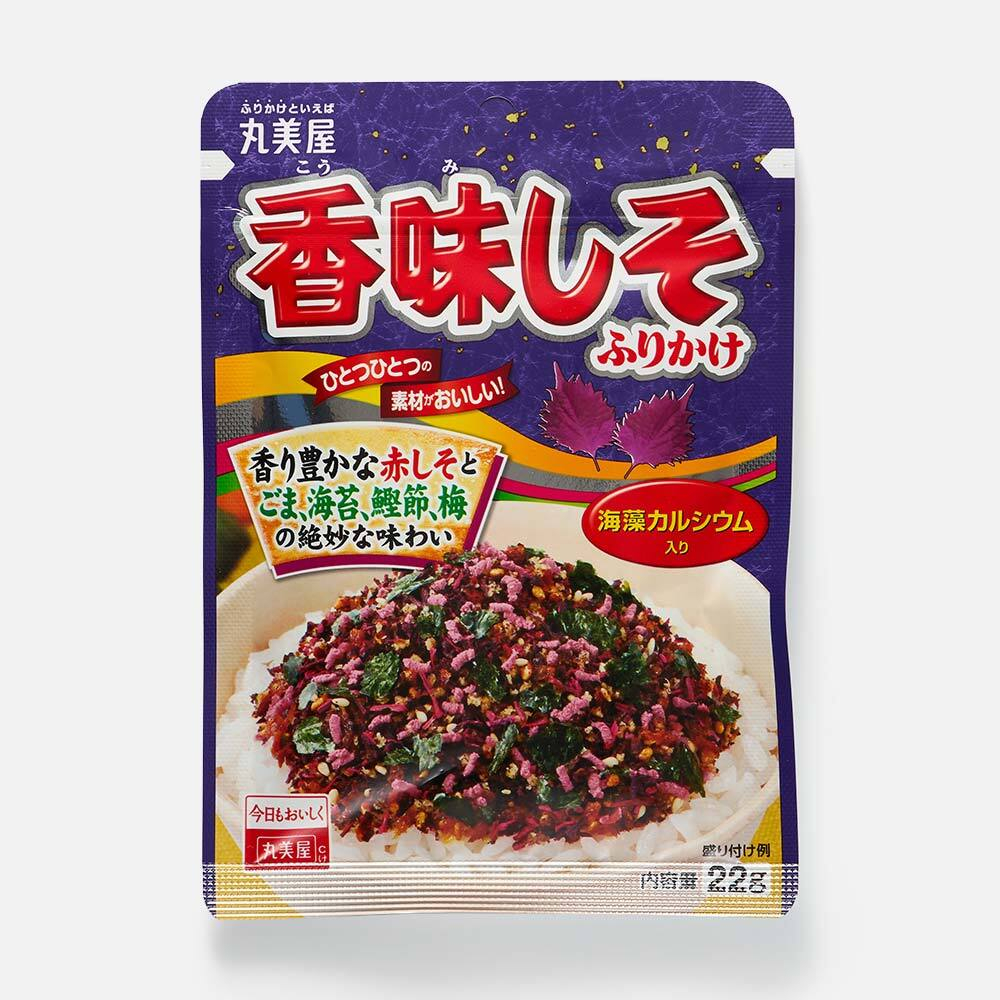 Приправа Marumiya Furikake для варёного риса, с периллой, умэ, кацуо, кунжутом и нори, 22 г
