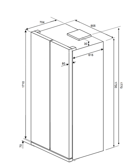 Холодильник Kuppersberg NFML 177 X