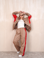 Костюм женский "Девяностые" бежевый