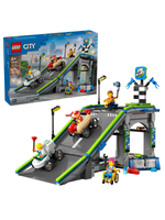 Конструктор Лего Сити Никаких ограничений: автогоночная трасса 60460 | LEGO City No Limit Race Track Ramp 436 деталей 6+