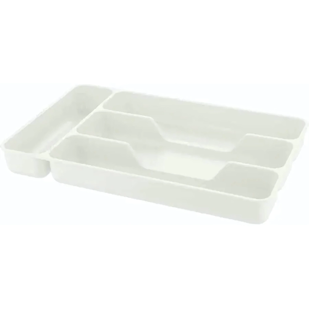 ЛОТОК ДЛЯ СТОЛОВЫХ ПРИБОРОВ 280Х176Х35 ММ (Светло-серый)