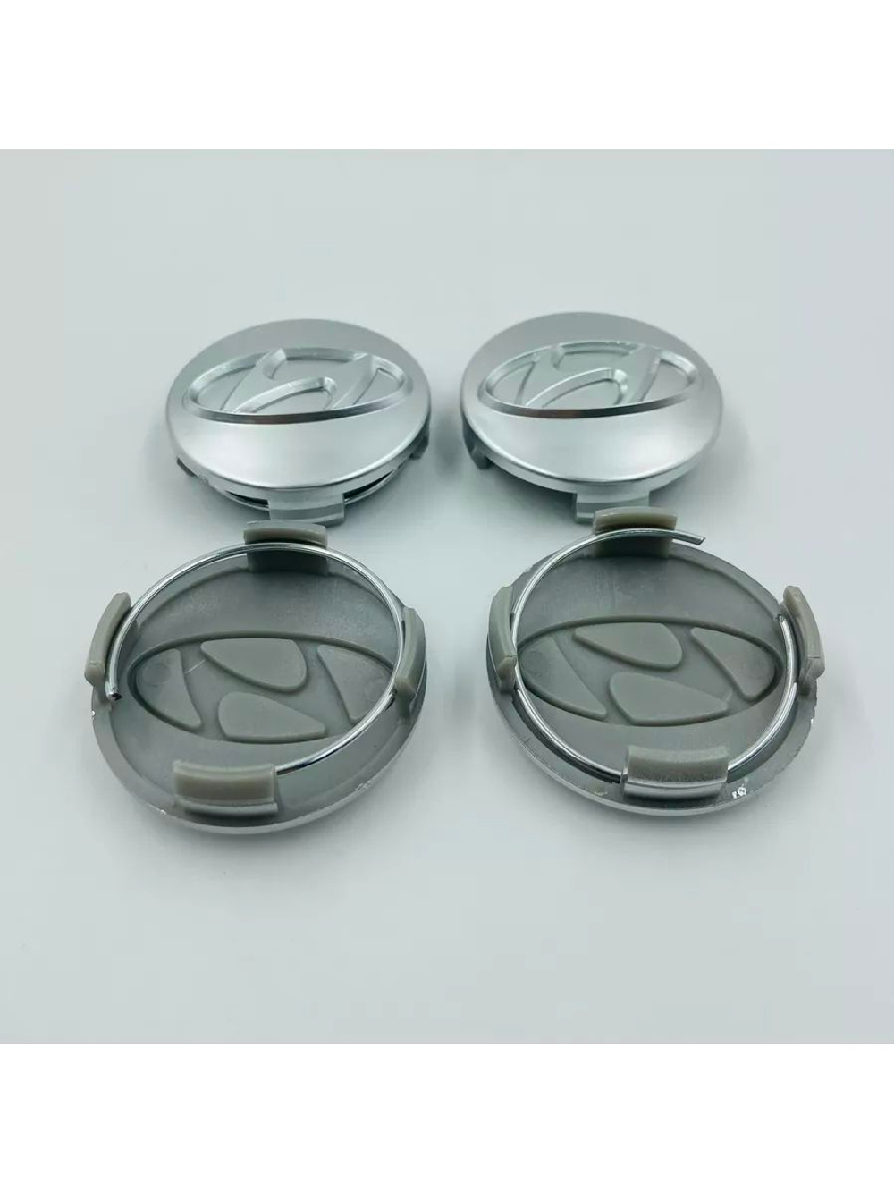 Колпачки на литые диски с эмблемой Hyundai 61 мм 4 шт