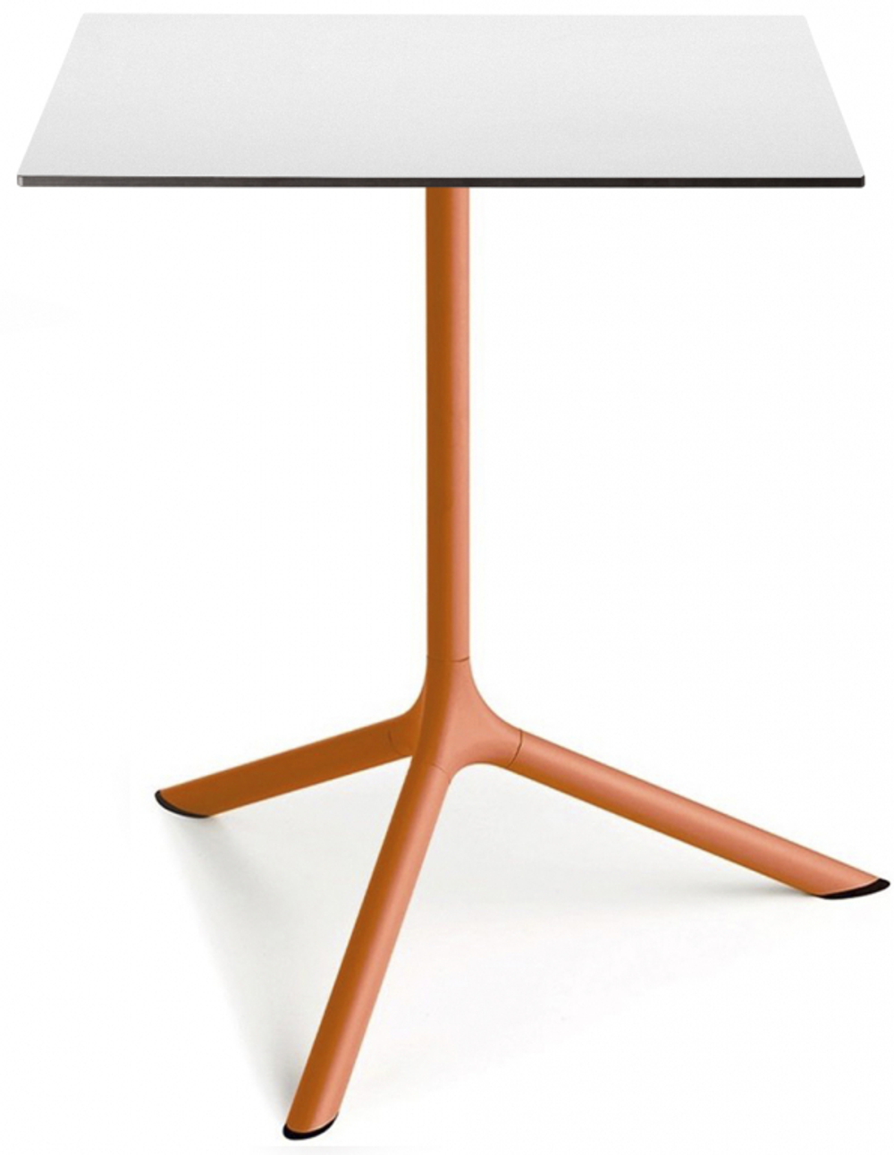 Стол ламинированный обеденный складной Scab Design Tripe Maxi Folding, терракотовый, белый