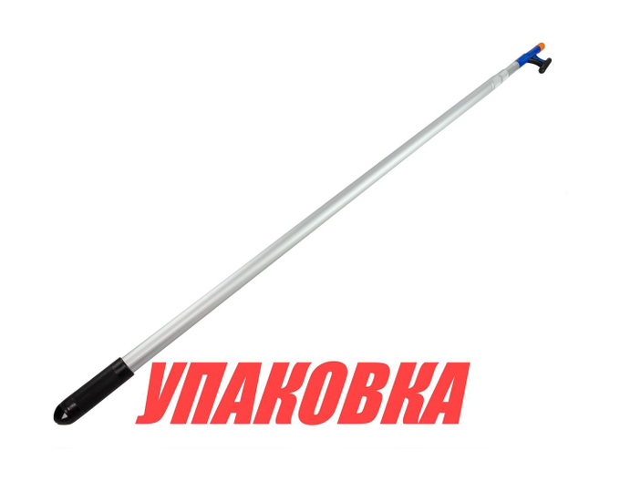 Багор телескопический трехколенный, 150-382 см (упаковка из 4 шт.)