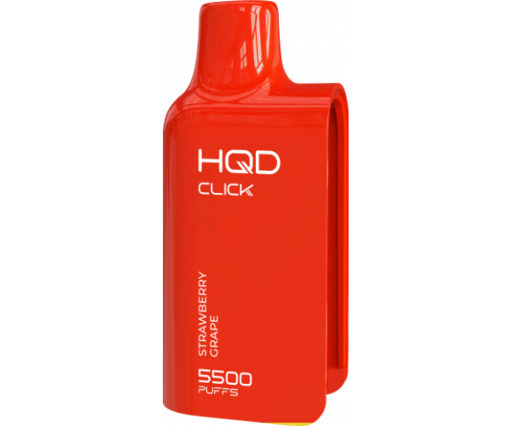 Картриджи HQD Click 5500 Клубника виноград купить в Москве с доставкой по России