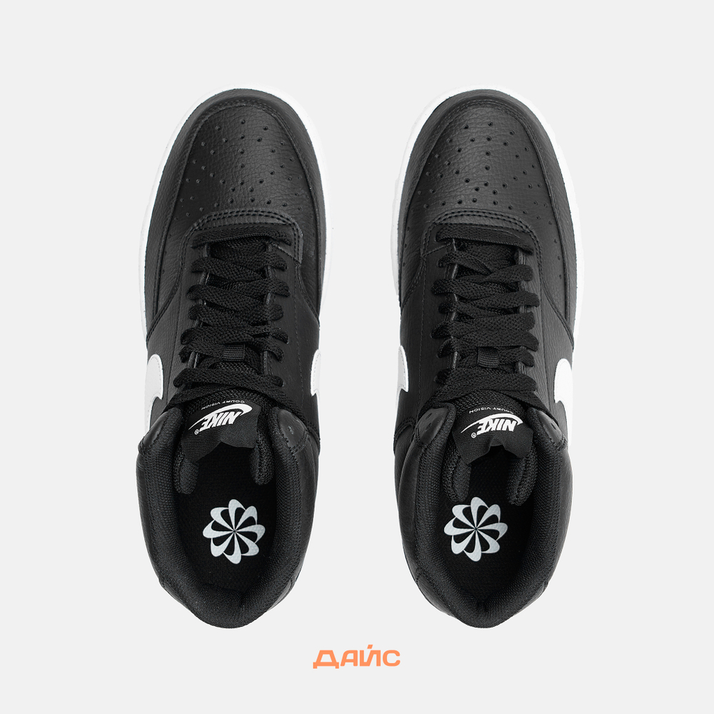 Кроссовки Nike Court Vision Mid Next Nature "Black White"