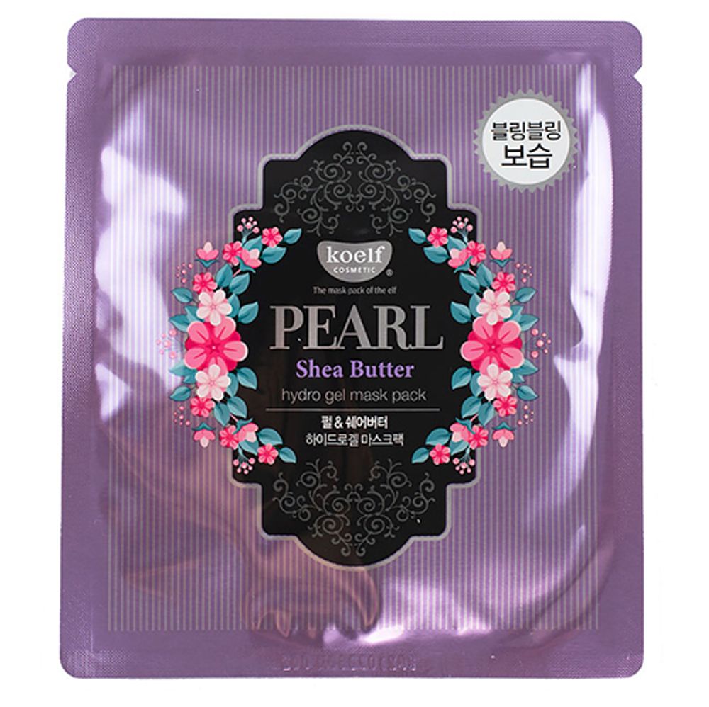 Koelf Маска гидрогелевая с жемчугом и маслом ши - Pearl &amp; shea butter mask, 30г