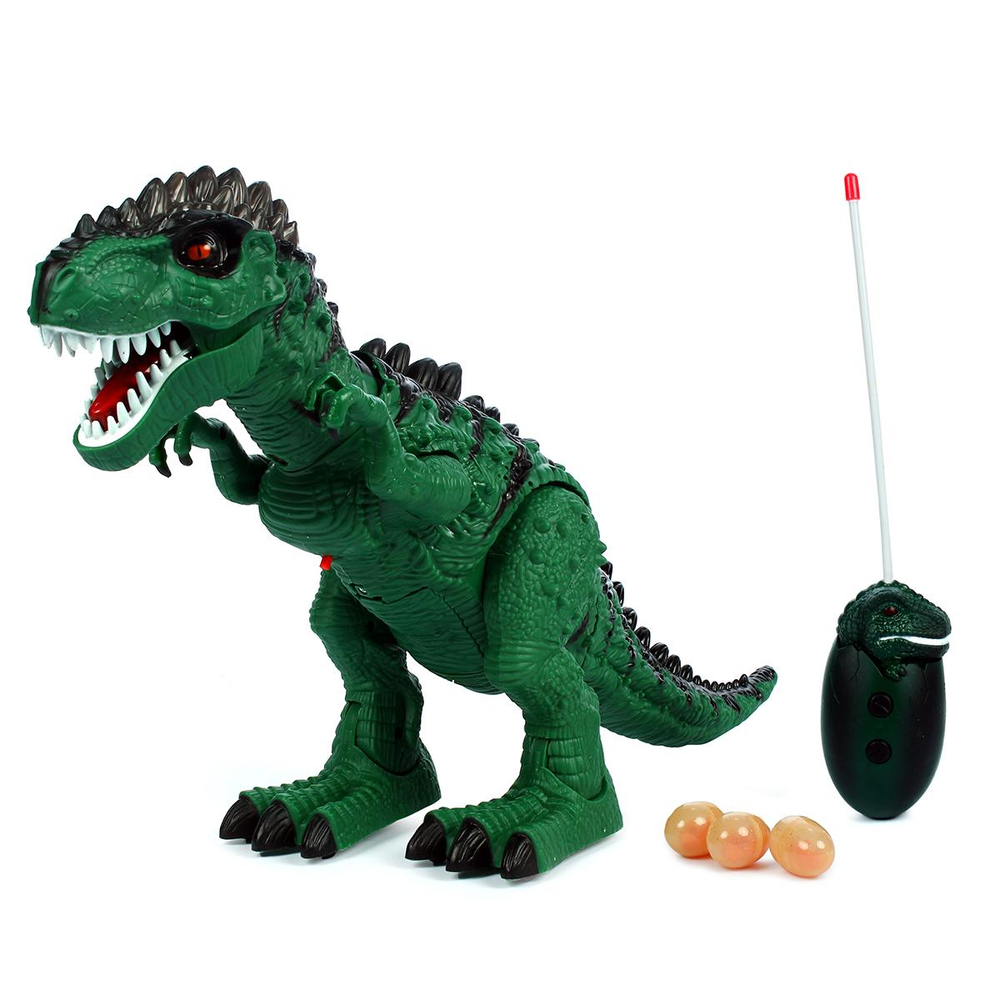 Динозавр-робот Junfa Тираннозавр на радиоуправлении, свет, звук