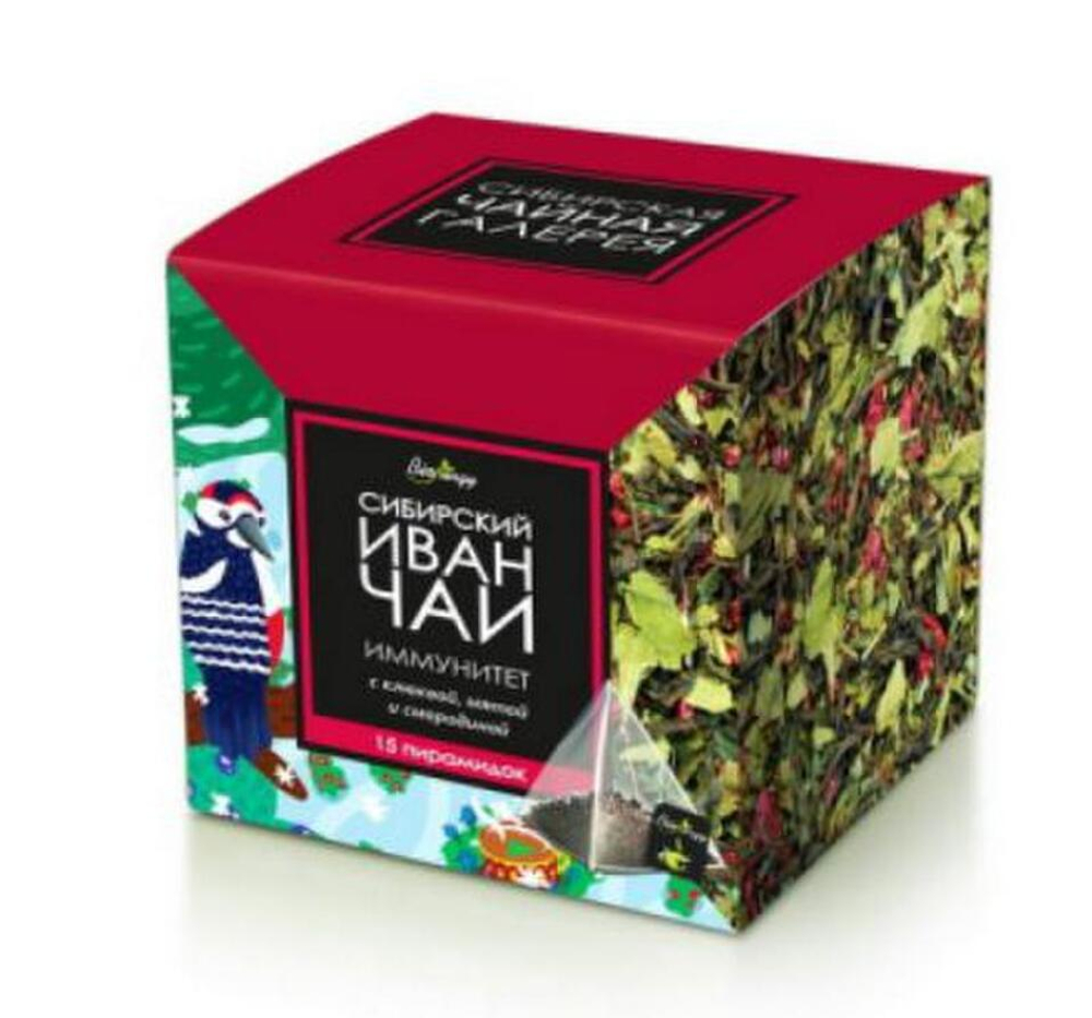 Чай "Иван-Чай" "Иммунитет" 15 пирамидок.