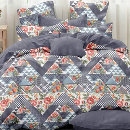 Комплект постельного белья "IS. IM1064", поплин, 100% хлопок, Россия.