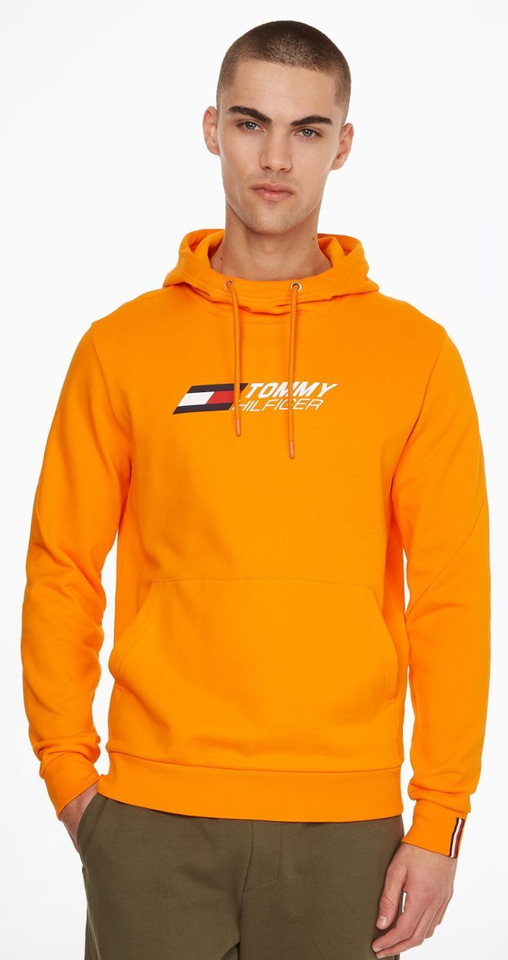 Куртка теннисная Tommy Hilfiger Essentials Hoody - hawaiian orange