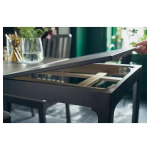 Раздвижной обеденный стол - IKEA EKEDALEN, 120/180х80 см, темно-коричневый, ЭКЕДАЛЕН ИКЕА