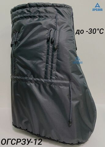 Чехол на холодную зиму (до -30 С) с подошвой из резины на аппарат Илизарова на голени и стопе. ОГСРЗУ-7.