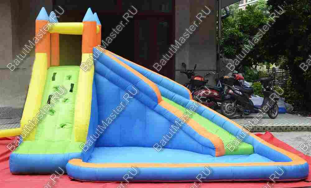 Батут для дачи "Яркий замок"  4*3*2,2 м