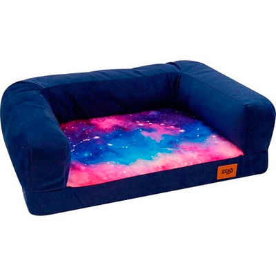 Лежанка диван "Космос" синий, мебельная ткань (Зооэкспресс 732211, 732221, 732231)