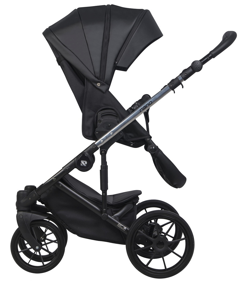 Детская коляска Riko Nano Thermo Ecco 2 в 1 01 Black (черный)