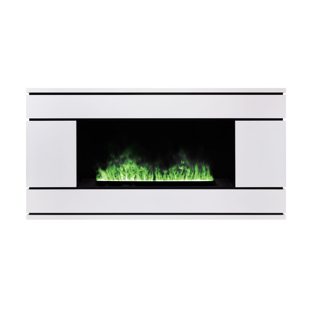 Каминокомплект VEGA/ВЕГА Белый матовый с очагом Электроочаг CASSETTE/КАССЕТА LED 1000 АВТО