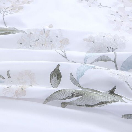 Постельное белье 2 спальное евро Asabella 2259-6 с вышивкой