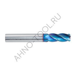 Фреза твердосплавная радиусная  10мм (L=75, l=25, хв=10) Z4 35° по закаленной стали BRHM-4R-D10.0R2.