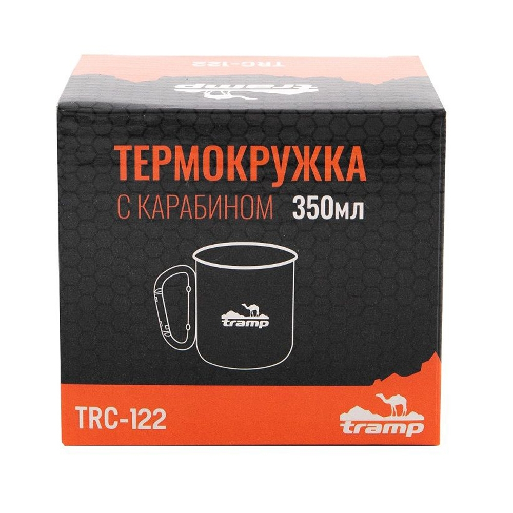 Tramp Термокружка с карабином 350 мл, TRC-122