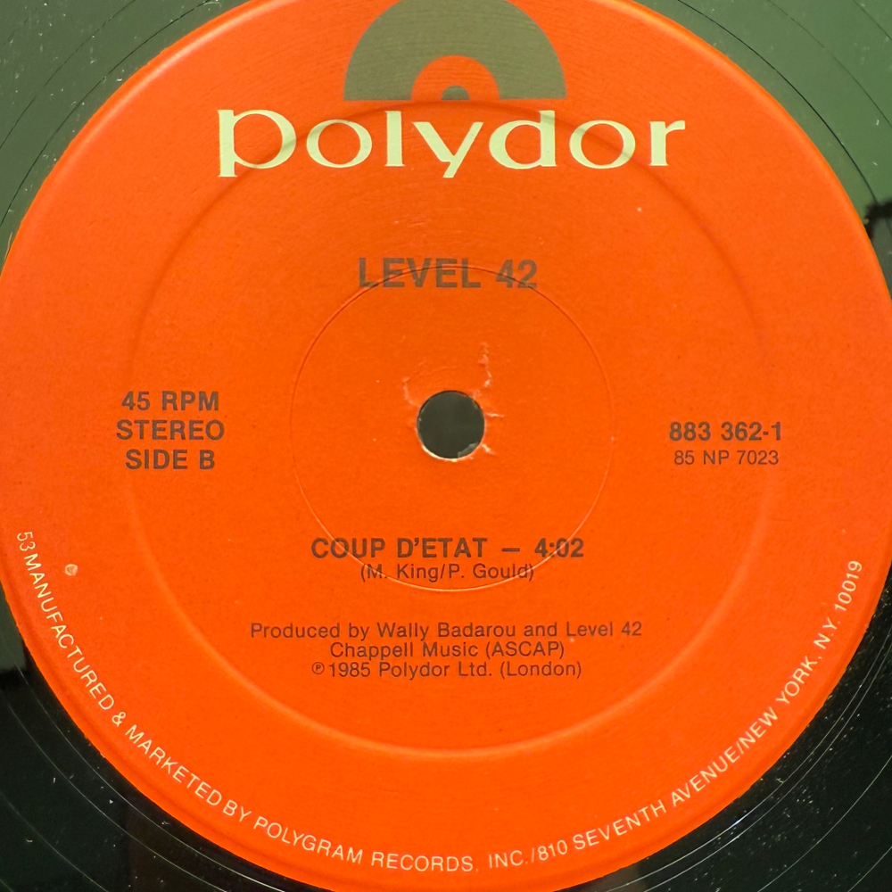Level 42 ‎– Something About You (США 1986г.) 12", 45 RPM