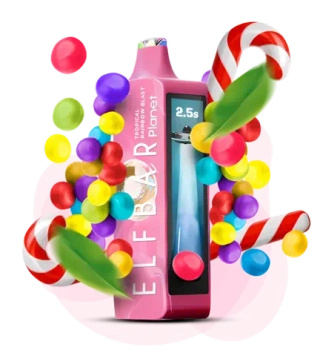 Elf Bar Planet 25000 - Tropical Rainbow Blast (5% nic)