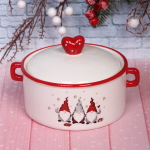 Бульоница керамическая «Сказочные гномы» 700мл 15,8*12,7*10см