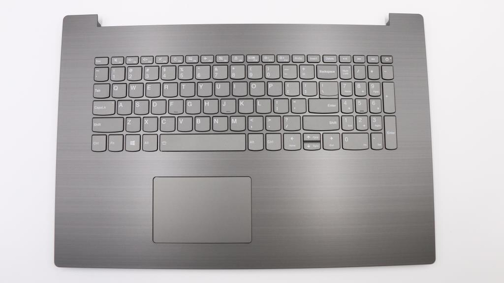 Верхняя панель с клавиатурой (топкейс) для ноутбука Lenovo IdeaPad 330-17ICH . раскладка - русская, с подсветкой, черная (5CB0R48070), оригинал