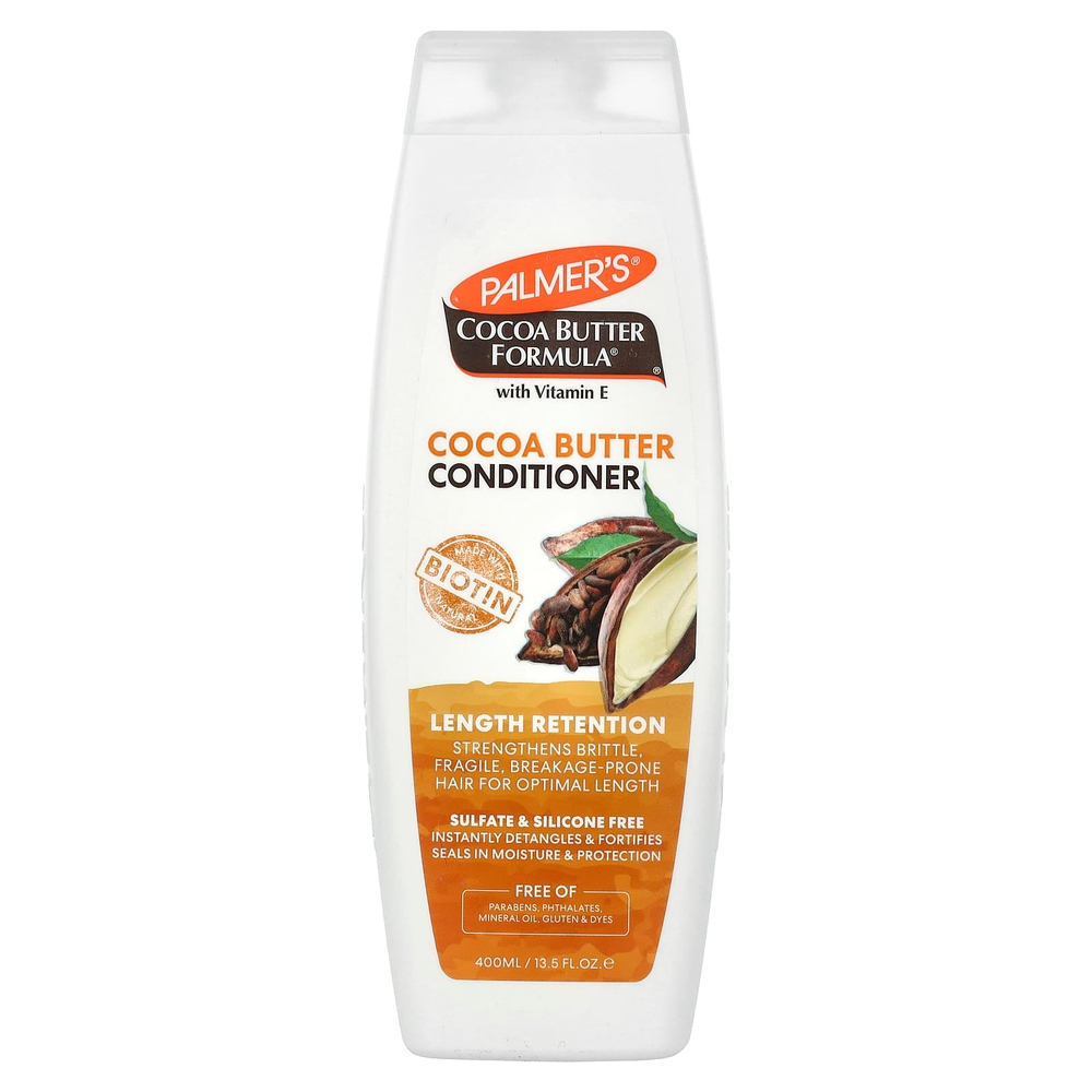 Palmer's, Какао-масло с витамином Е, кондиционер для фиксации длины волос, 400 мл (13,5 жидк. унц.)