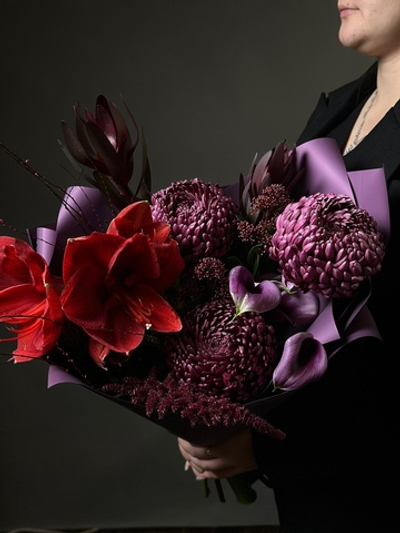 Сборный букет «Игра текстур»