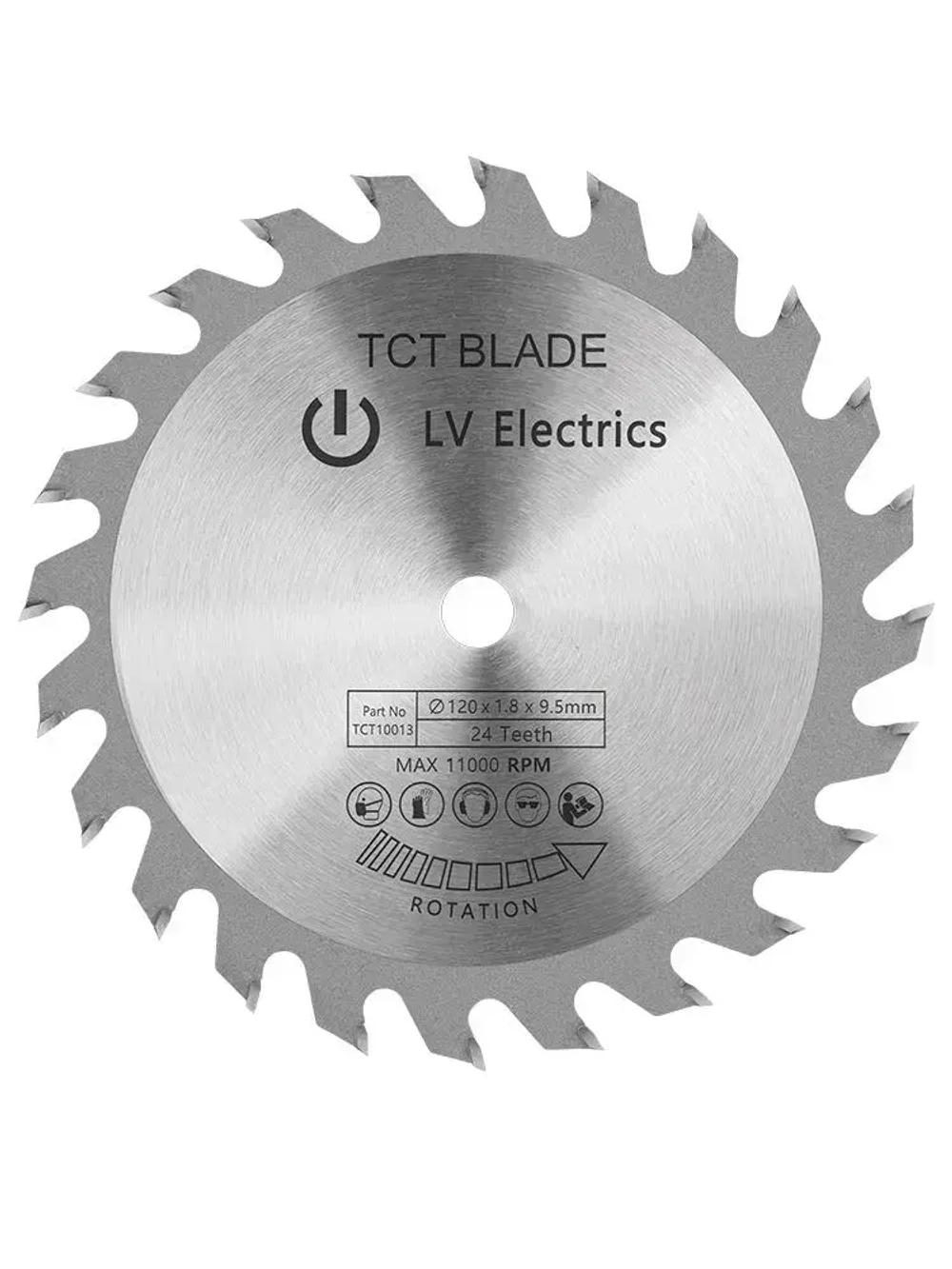 Пильный диск по дереву XCAN с твердосплавными пластинами, 120х9,5х24Т