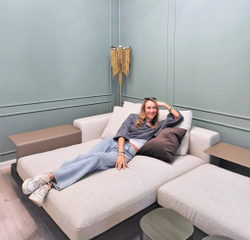 Диван угловой White