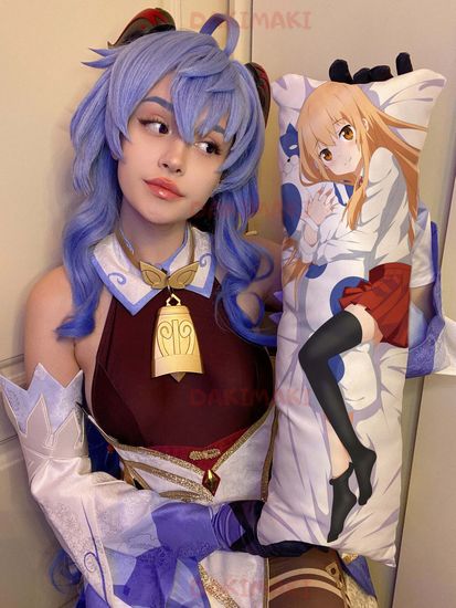 Мини дакимакура Умару Дома из Двуличная сестрёнка Умару! арт. M0493, 60х20 см