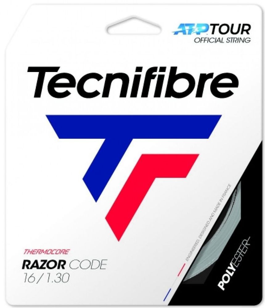 Струны теннисные Tecnifibre Razor Code (12 m) - carbon